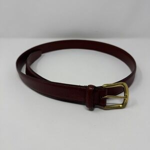 Vintage Coach Sienna 5952 Sienna Brown Leather Brass Buckle Belt Men's‎ 40